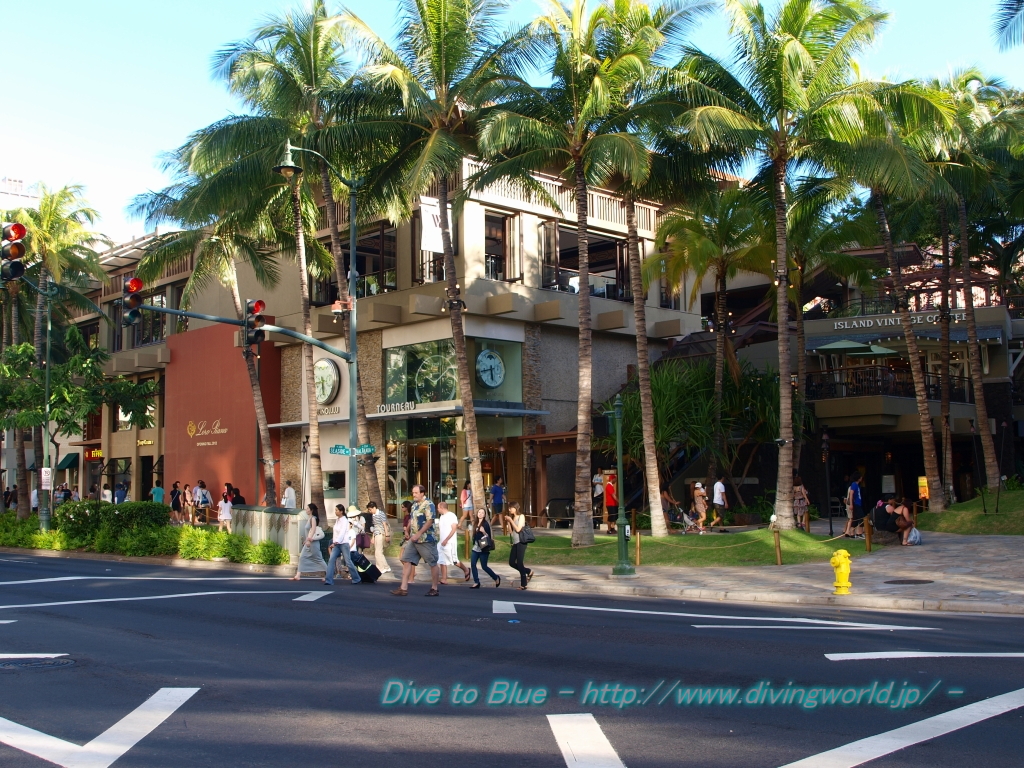 2012年08月11日 ハワイ ワイキキの街を散歩